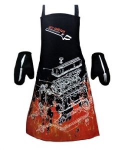 Digital printed heatproof apron