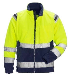 High visibility safety winter jacket