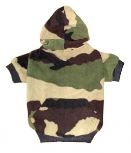 Dog hoodies camouflage